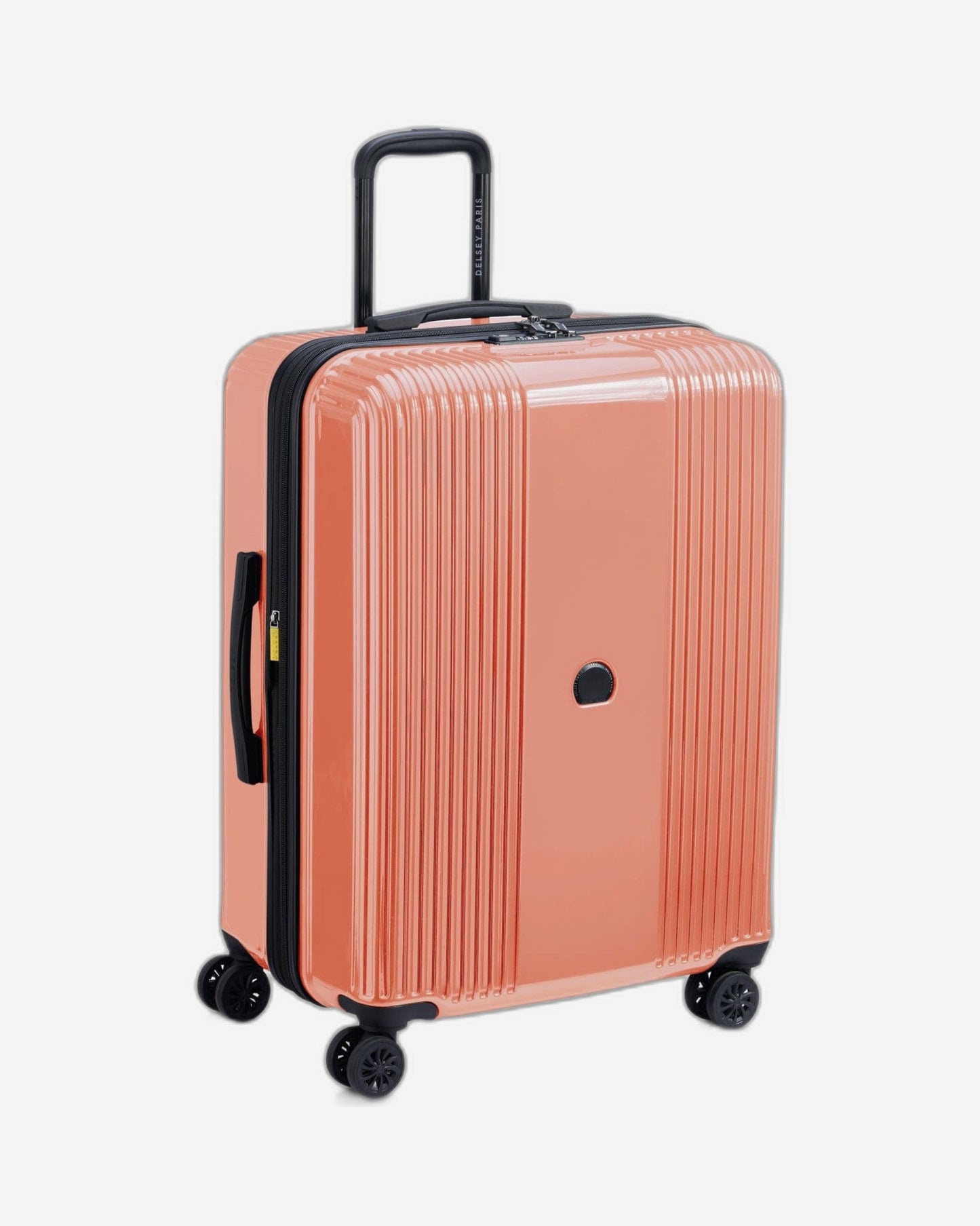 Delsey Paris Ophelie 70Cm Hardcase 4 Double Wheel Expandable Check-In Luggage Trolley Glossy Pink - 00389381919Me