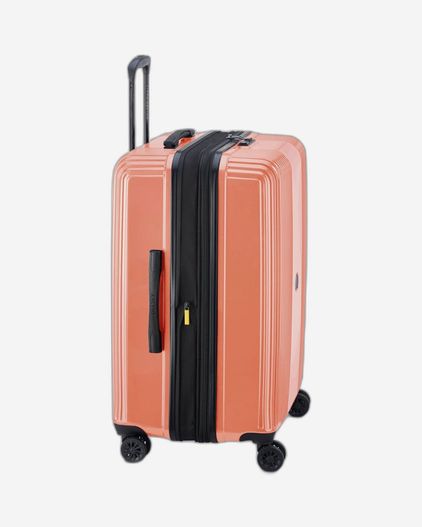 Delsey Paris Ophelie 70Cm Hardcase 4 Double Wheel Expandable Check-In Luggage Trolley Glossy Pink - 00389381919Me