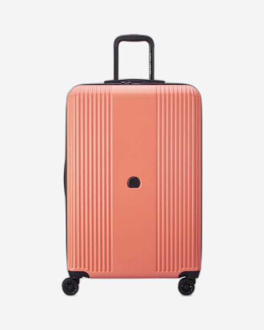 Delsey Paris Ophelie 82Cm Hardcase 4 Double Wheel Expandable Check-In Luggage Trolley Glossy Pink - 00389383119Me