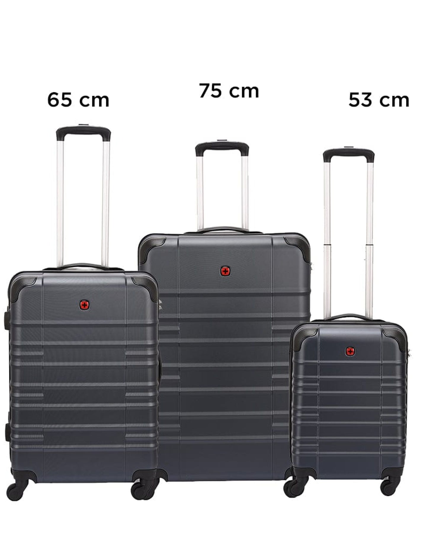 Wenger Amplar Set Of 3 Trolley - Navy Blue