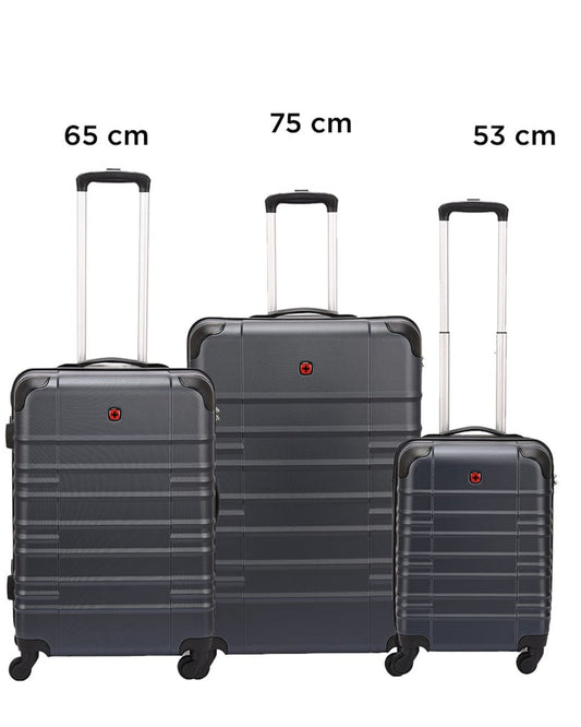 Wenger Amplar Set Of 3 Trolley - Navy Blue