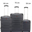 Wenger Amplar Set Of 3 Trolley - Navy Blue
