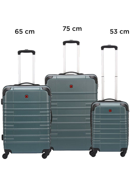 Wenger Amplar Set Of 3 Trolley - Deep Lake