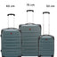 Wenger Amplar Set Of 3 Trolley - Deep Lake