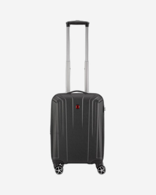 Wenger Destination 3 Piece 55+67+77cm Hardside Expandable Check-In Luggage Trolley Set Black - 612343-2