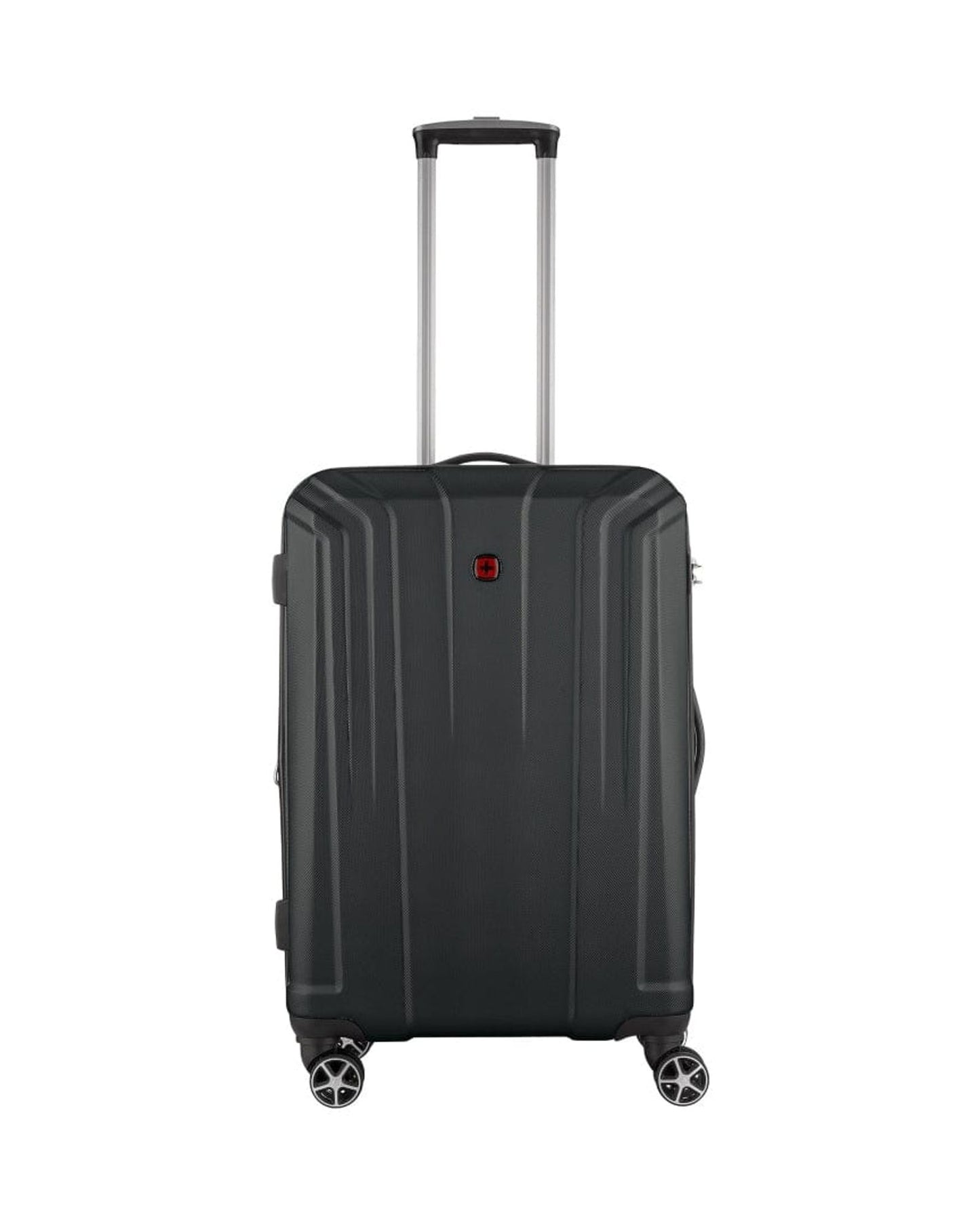 Wenger Destination 3 Piece 55+67+77cm Hardside Expandable Check-In Luggage Trolley Set Black - 612343-2