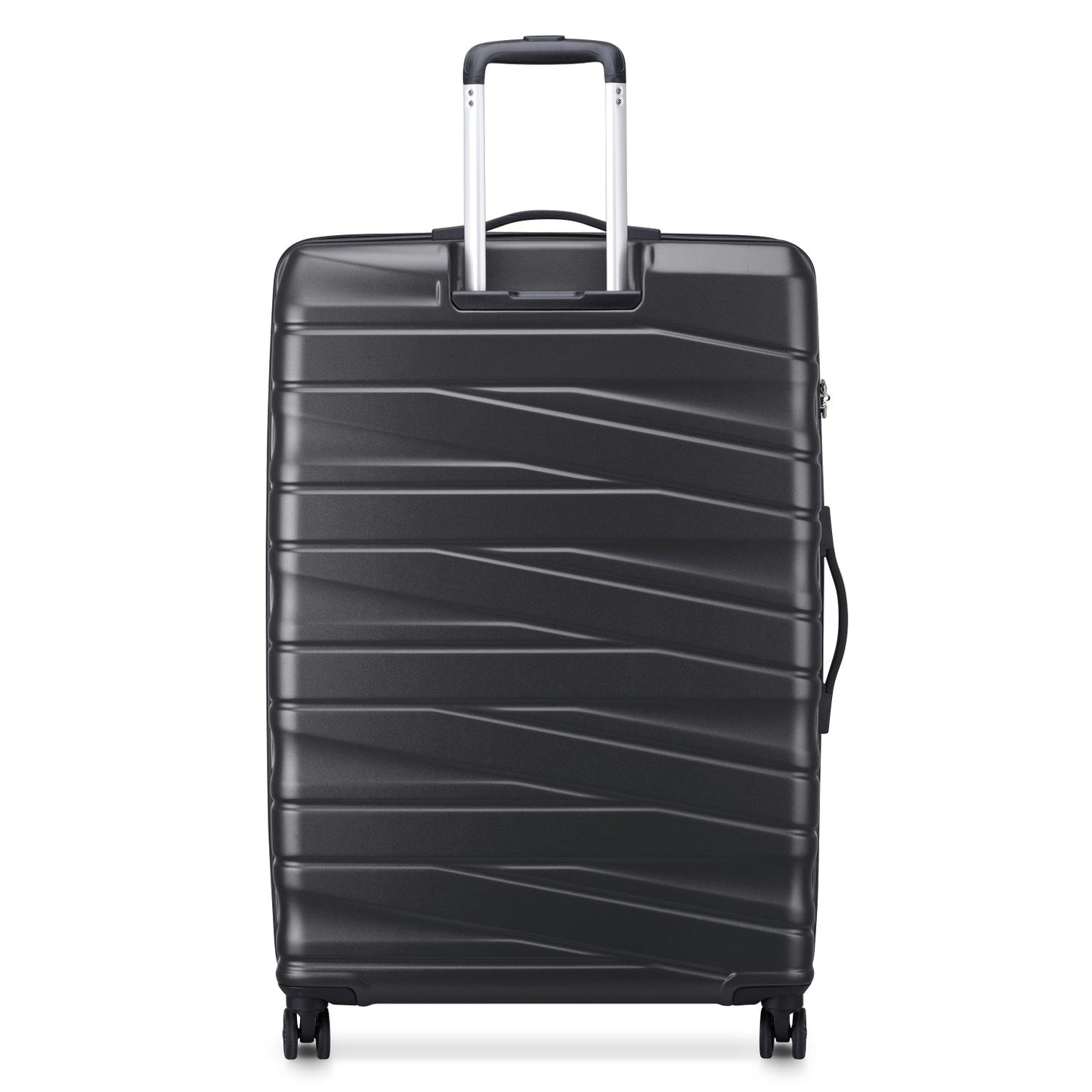 Delsey Paris Tiphanie 3Piece SET 55+70+82cm Hardcase 4 Double Wheel Expandable Cabin & Check-In Luggage Trolley Set Graphite