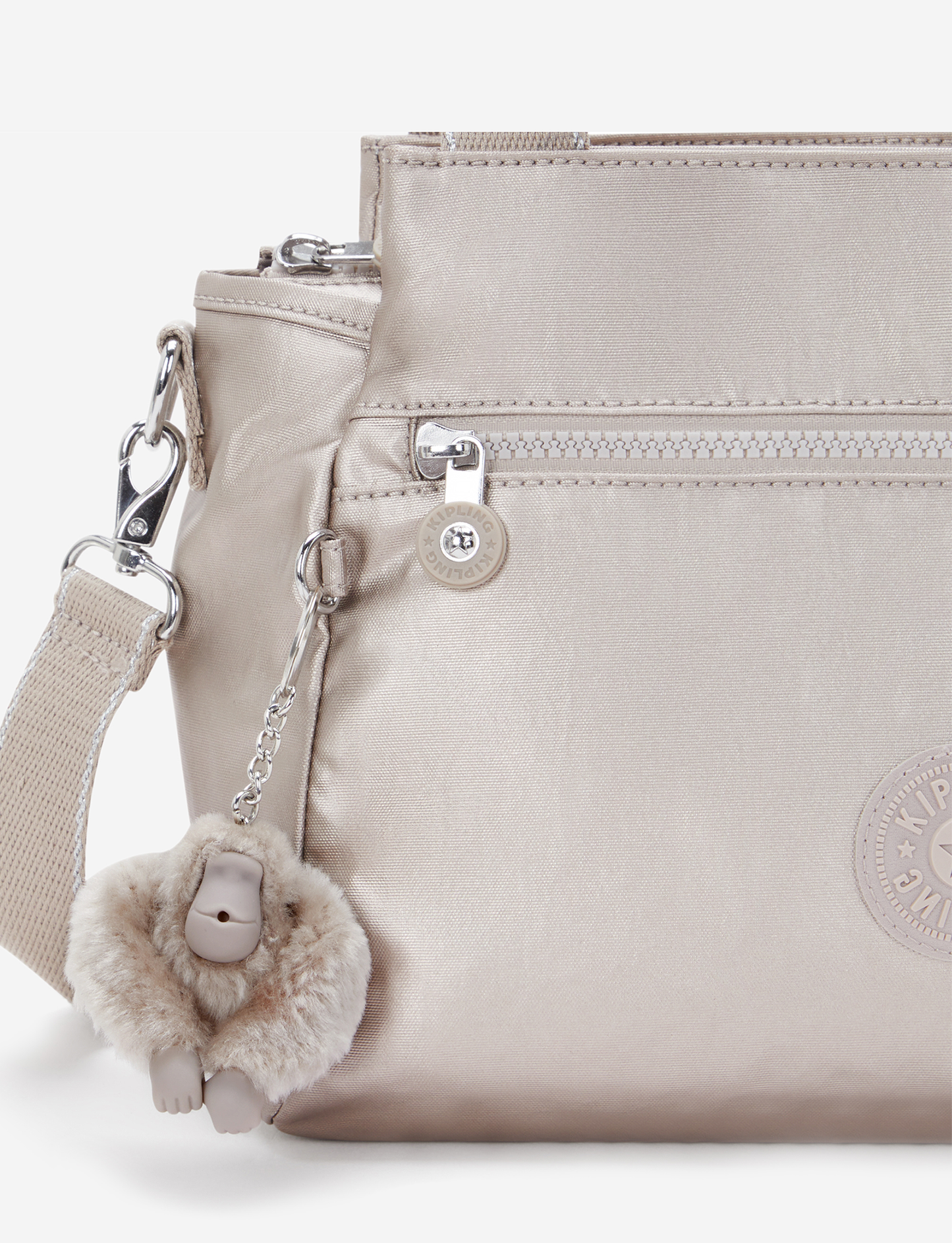 KIPLING Elysia Metallic Glow Medium shoulderbag (with removable shoulderstrap) 43793-48I