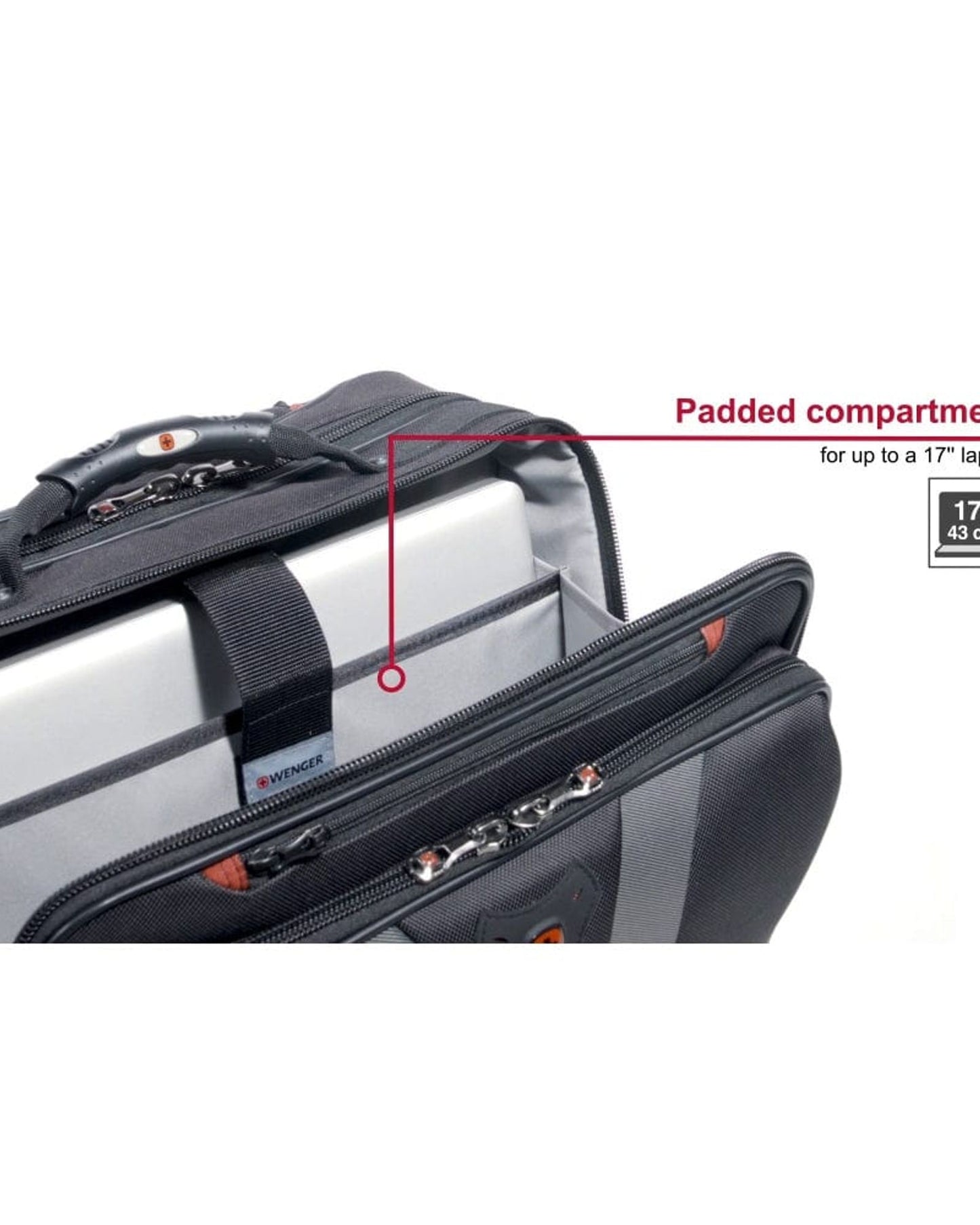 Wenger Granada 15.6" Wheeled Laptop Case Black - 600659