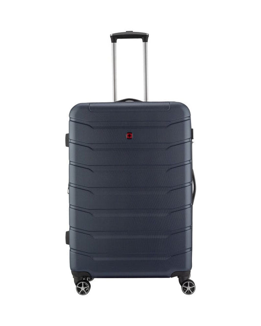 Wenger Vaiana Medium Hardside Expandable 78Cm Check-In Luggage Trolley Navy Blue - 612356