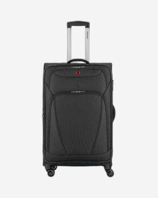 Wenger Beaumont Lite  Medium Softside Expandable 80Cm Check-In Luggage Trolley Black - 612383