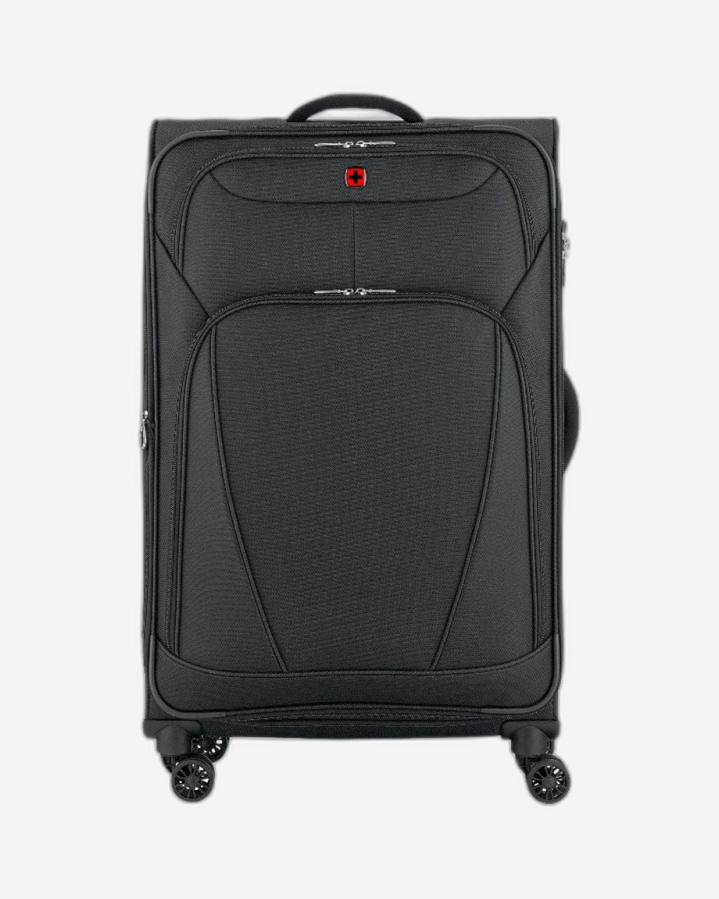 Wenger Beaumont Lite  Medium Softside Expandable 80Cm Check-In Luggage Trolley Black - 612383