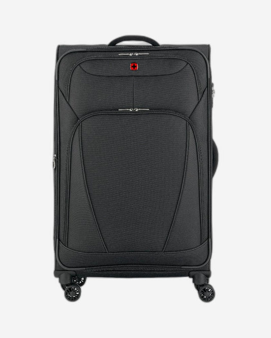 Wenger Beaumont Lite  Medium Softside Expandable 80Cm Check-In Luggage Trolley Black - 612383