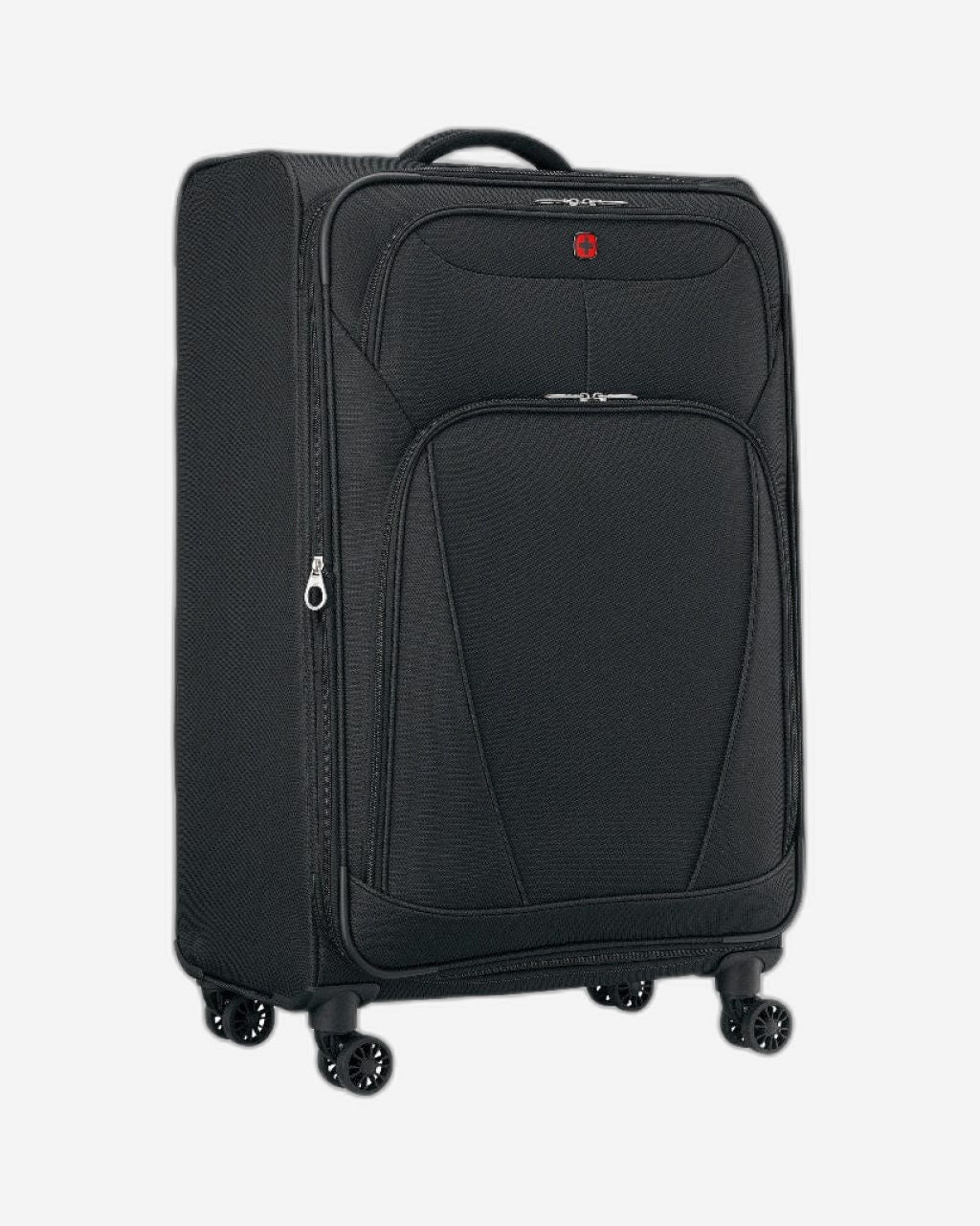Wenger Beaumont Lite  Medium Softside Expandable 80Cm Check-In Luggage Trolley Black - 612383