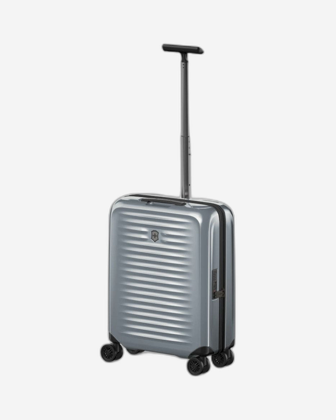 Victorinox Airox 55cm Global Hardside Non Expandable Super Lightweight Cabin Luggage Trolley Silver - 612499