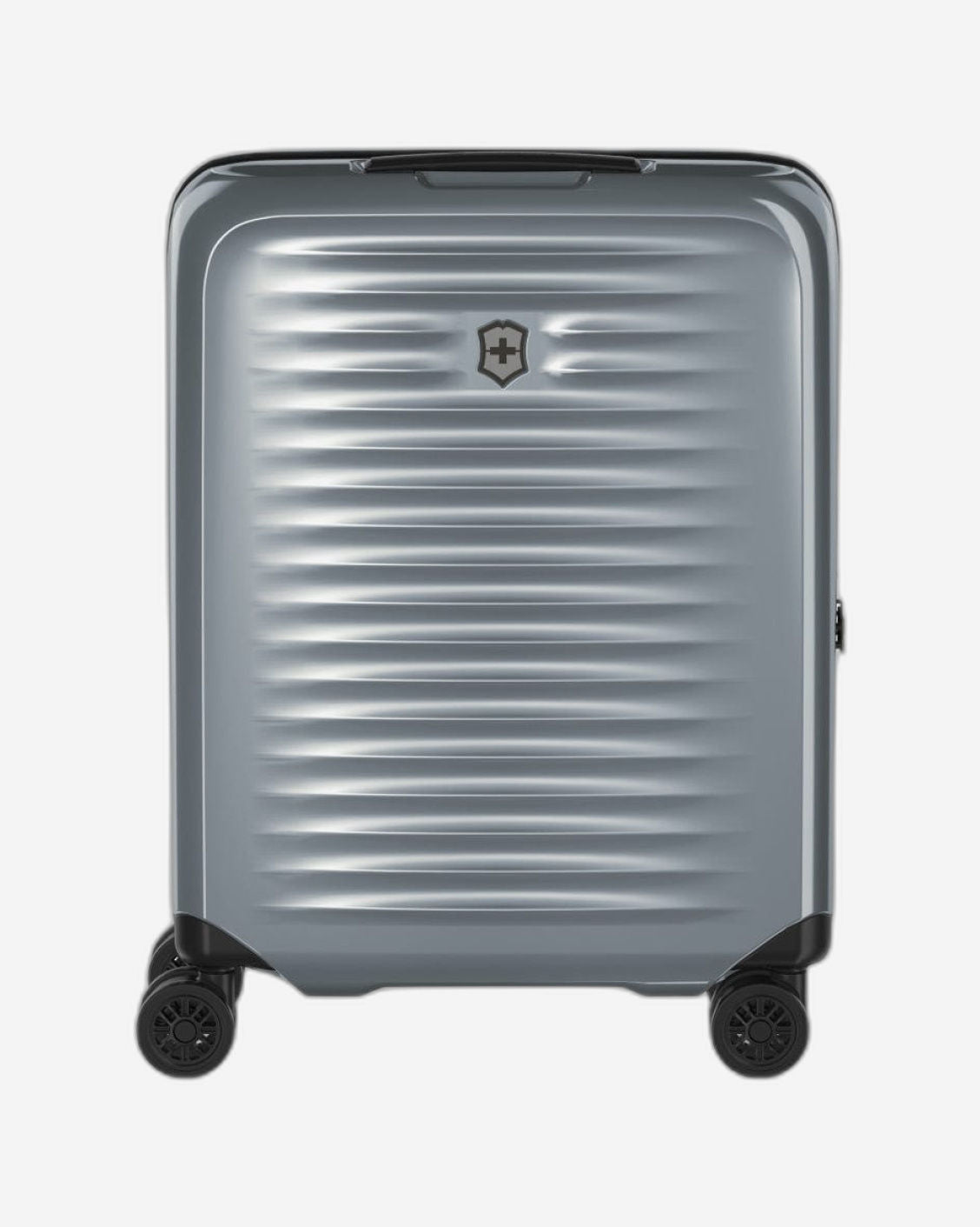 Victorinox Airox 55cm Global Hardside Non Expandable Super Lightweight Cabin Luggage Trolley Silver - 612499