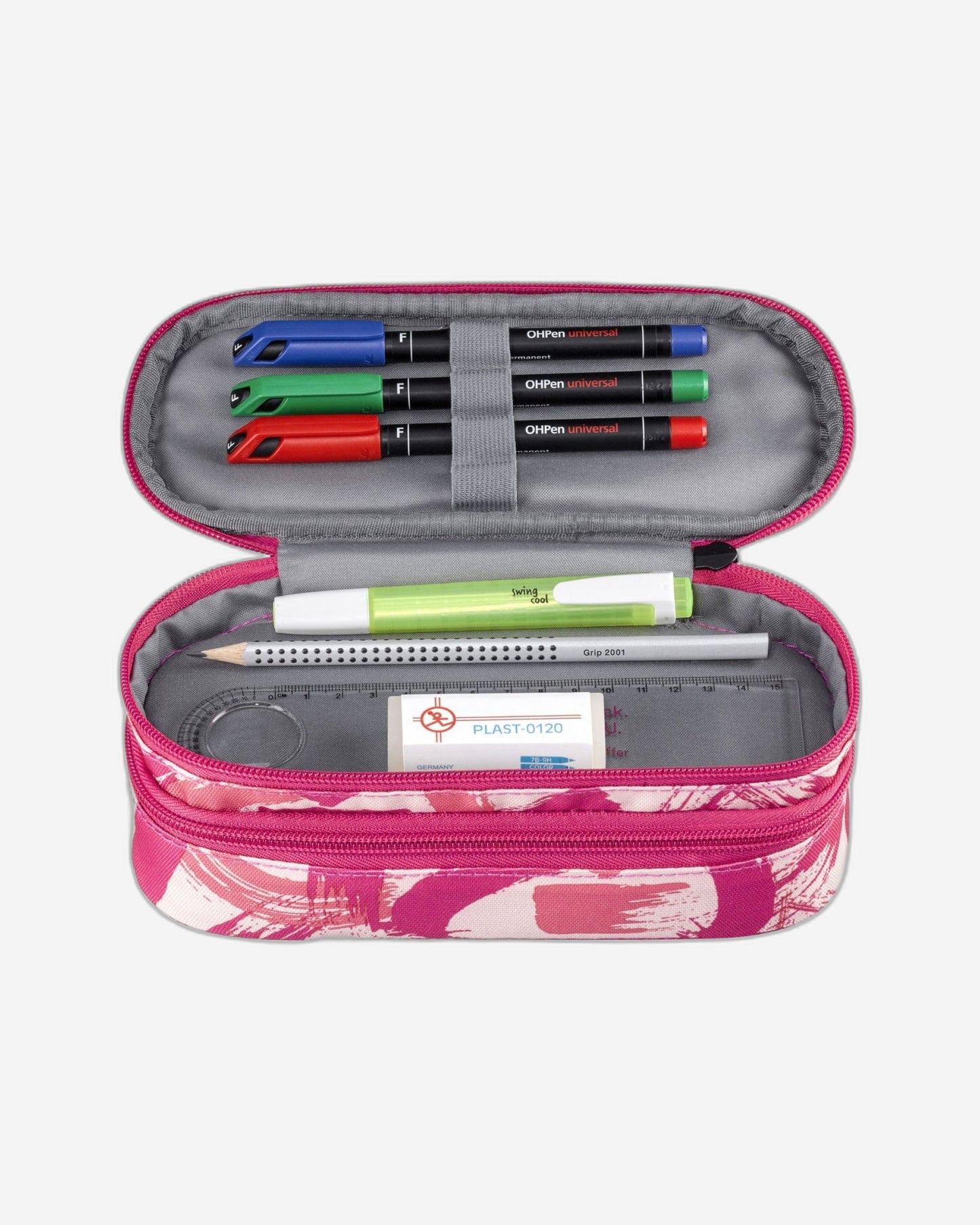 Wenger Two-Compartment Pencil Case - Pink School-23