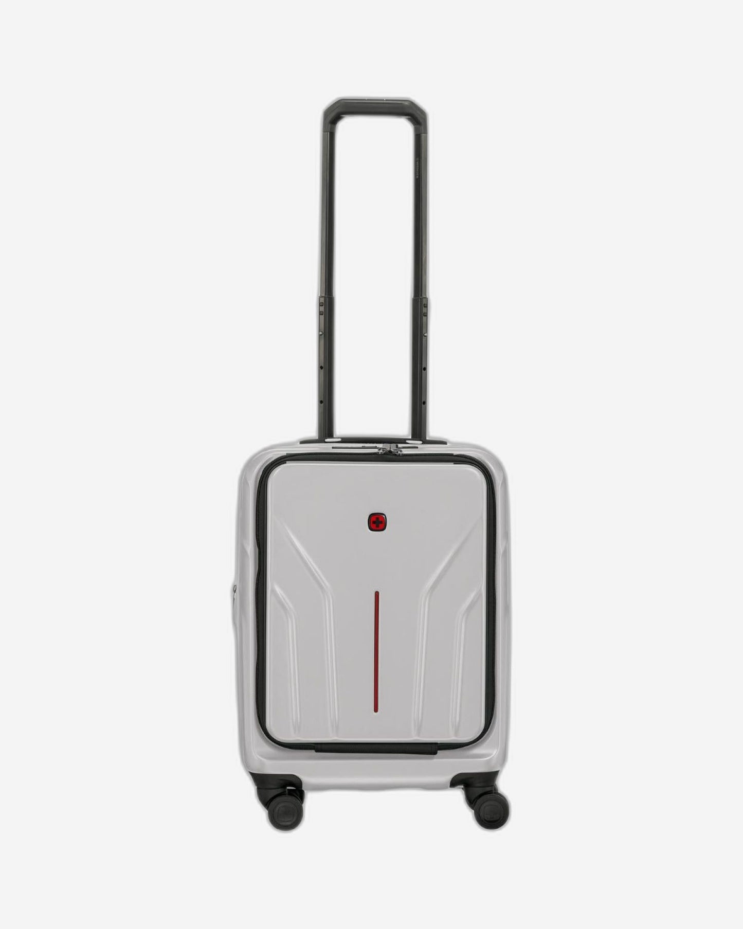 Wenger Amplix Hardside Expandable 55cm Cabin Luggage Trolley silver