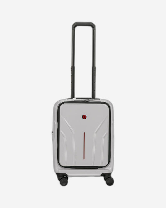 Wenger Amplix Hardside Expandable 55cm Cabin Luggage Trolley silver