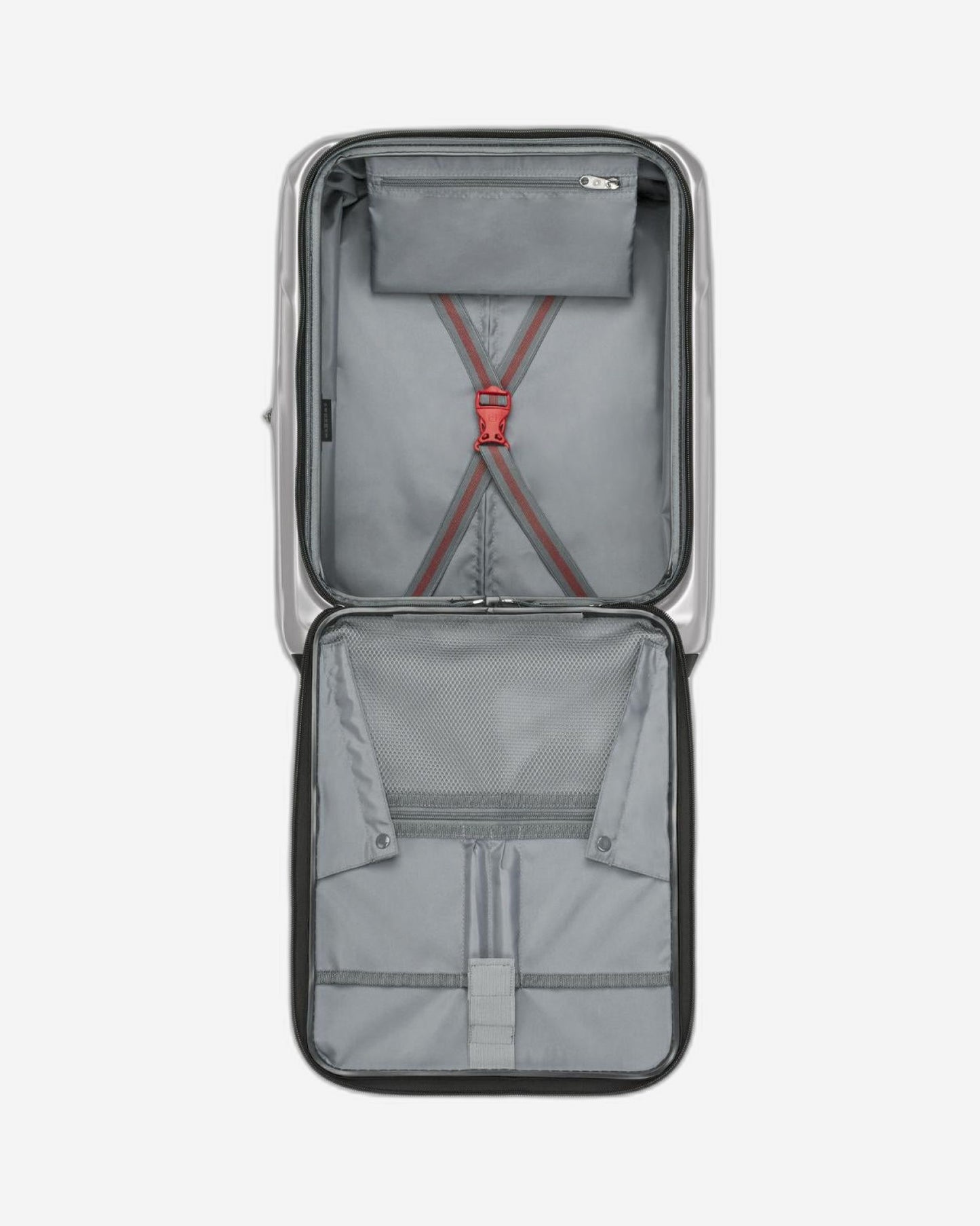 Wenger Amplix Hardside Expandable 55cm Cabin Luggage Trolley silver