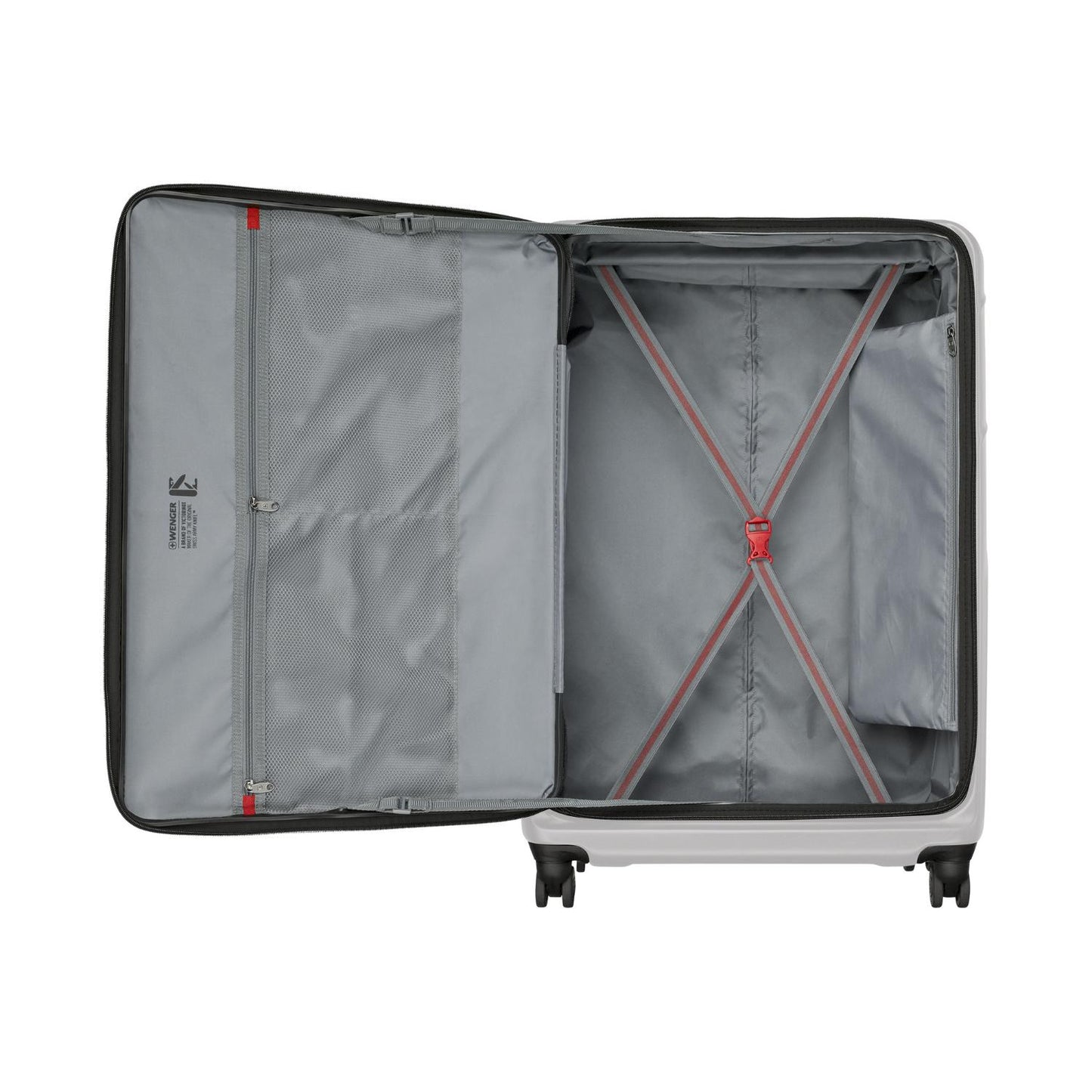 Wenger Amplix Hardside Expandable 83cm Check-In Luggage Trolley Silver