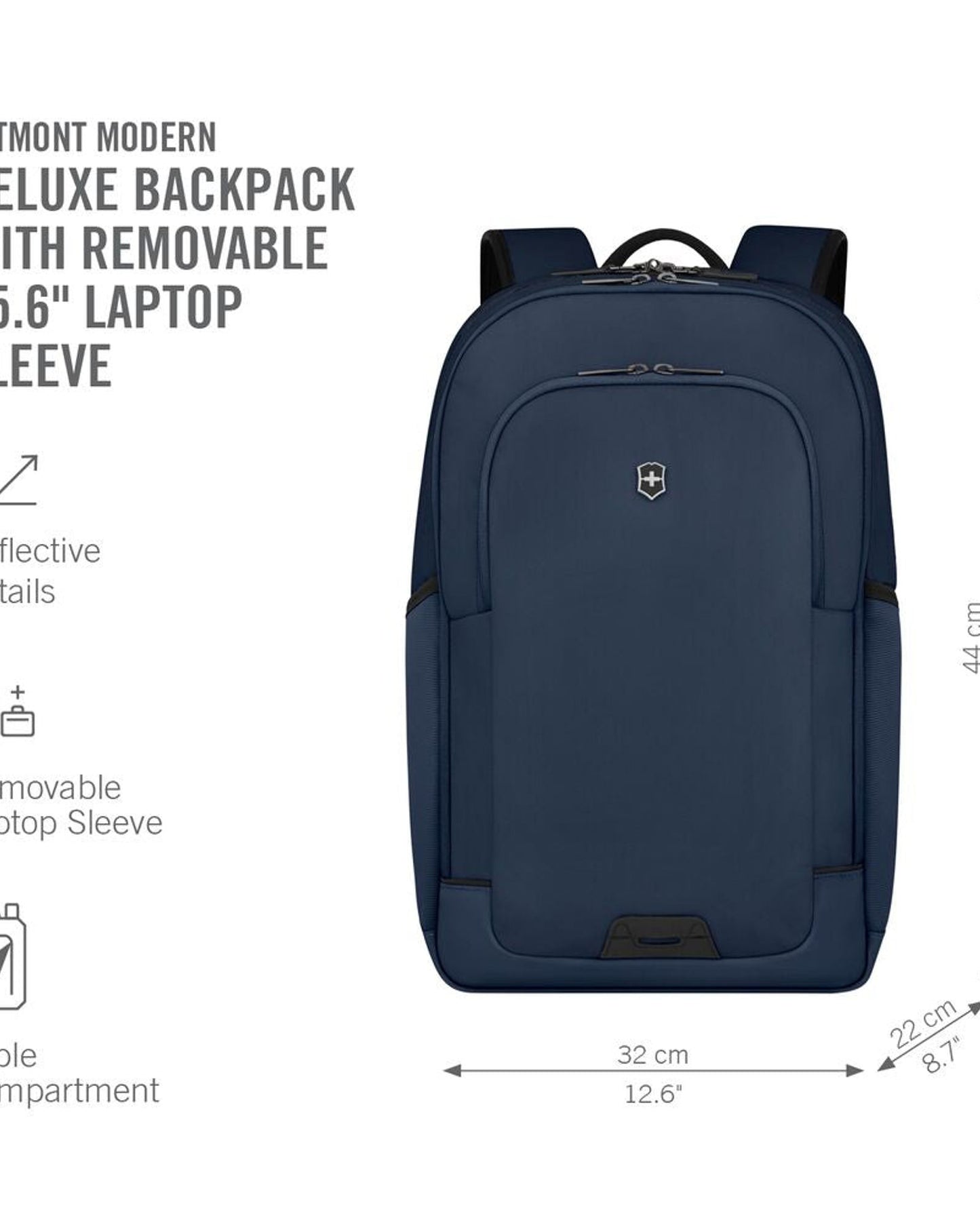Victorinox Altmont Modern Deluxe Backpack  Black