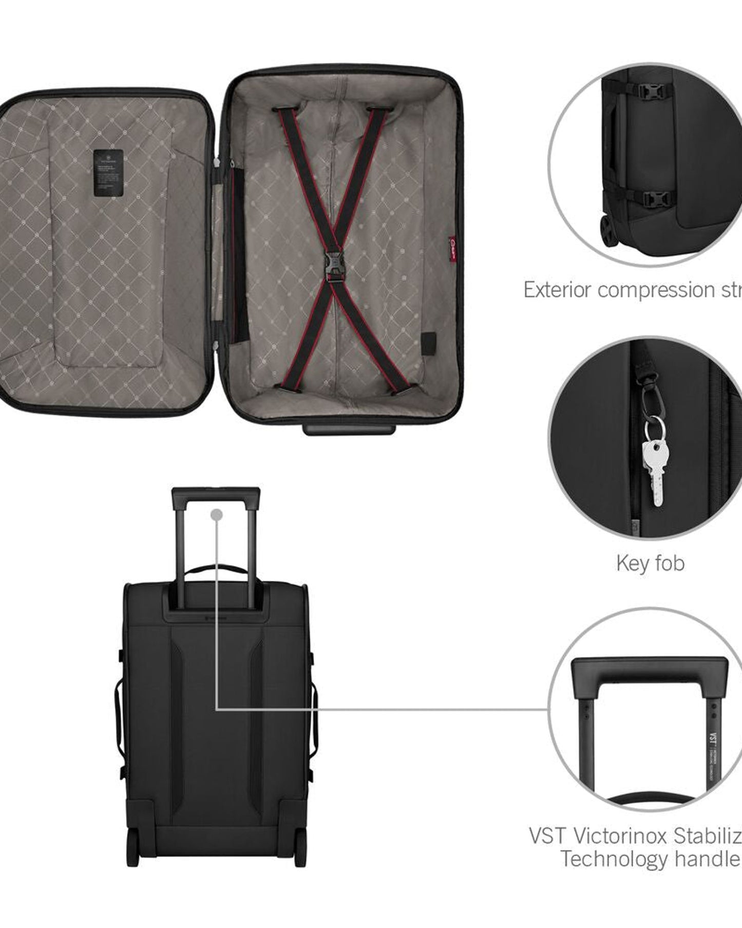 Victorinox Altmont Modern  Wheeled Duffle Black