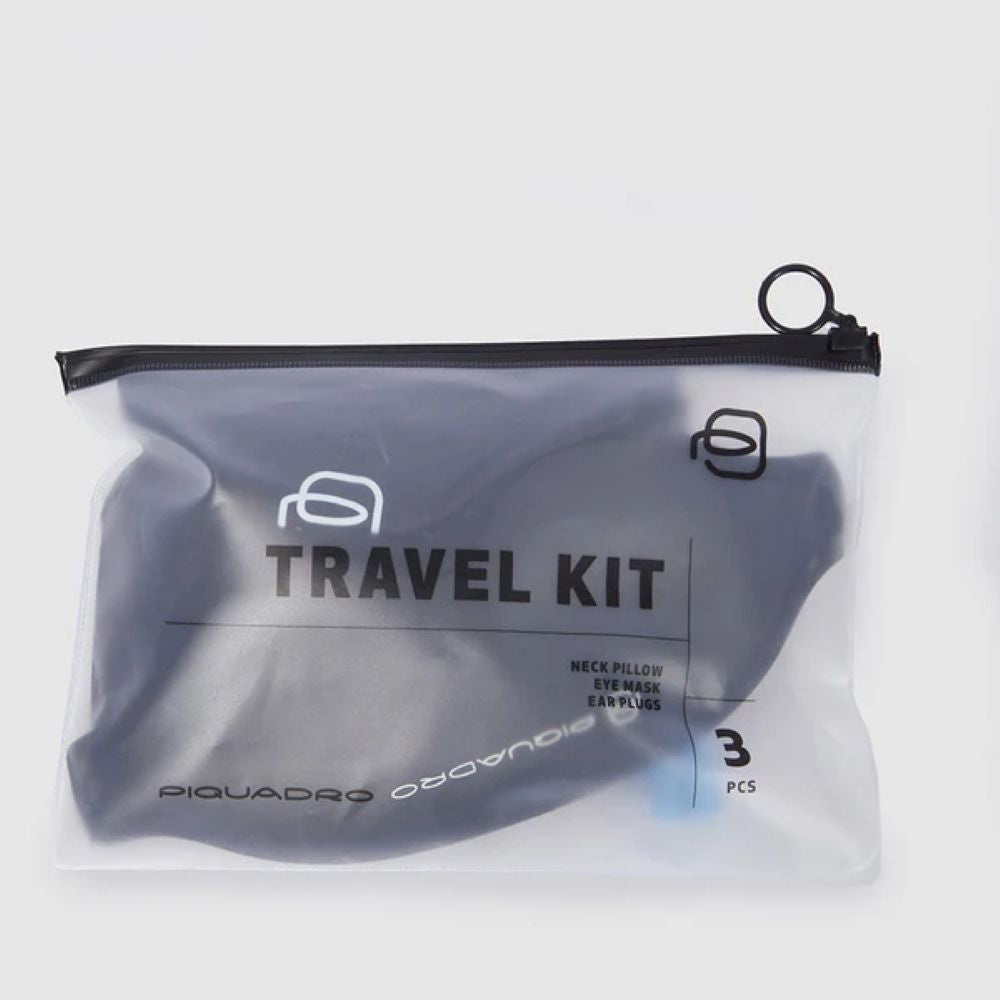 Piquadro Travel Set With Sleep Mask Pillow And Earplugs Black AC6435TA/N