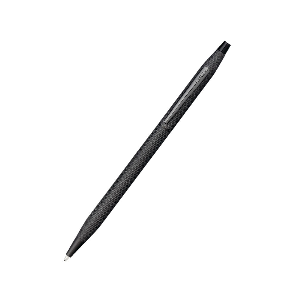 Cross Classic Century® Brushed Black Pvd With Engraved Engine-Turned Diamond-Pattern Finish Ballpoint Pen - AT0082-122