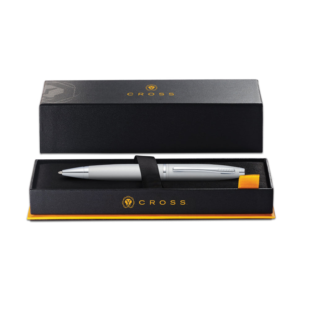 Cross Calais™ Satin Chrome With Polished Chrome Appointments Ballpoint Pen - AT0112-16