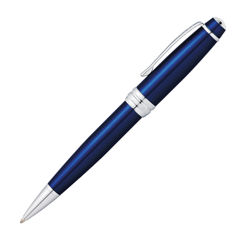 Cross Bailey™ Blue Lacquer With Polished Chrome Appointment Ballpoint Pen - AT0452-12
