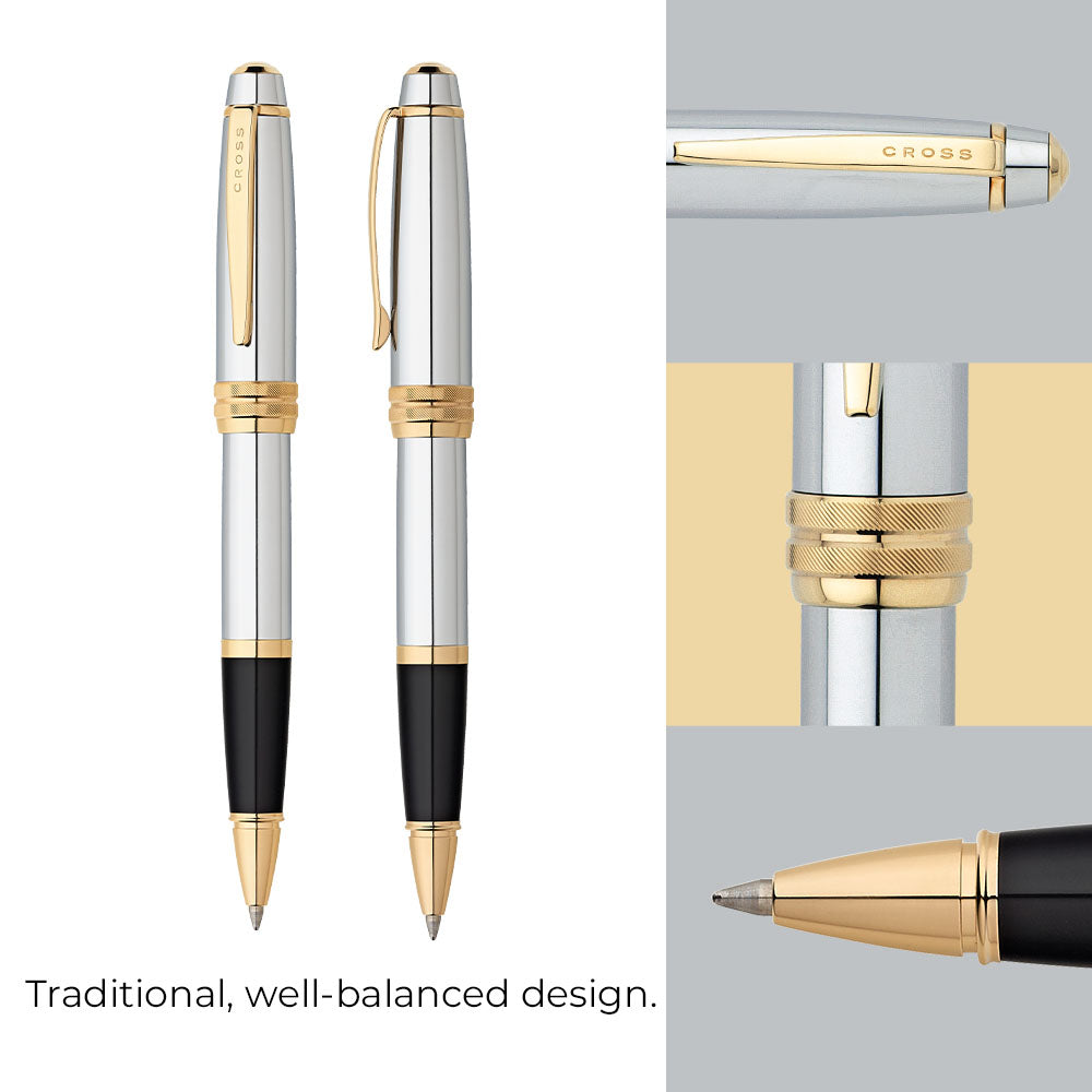 Cross Bailey™ Medalist® With 23Kt Gold-Plated Appointments Selectip® Rollerball Pen - AT0455-6