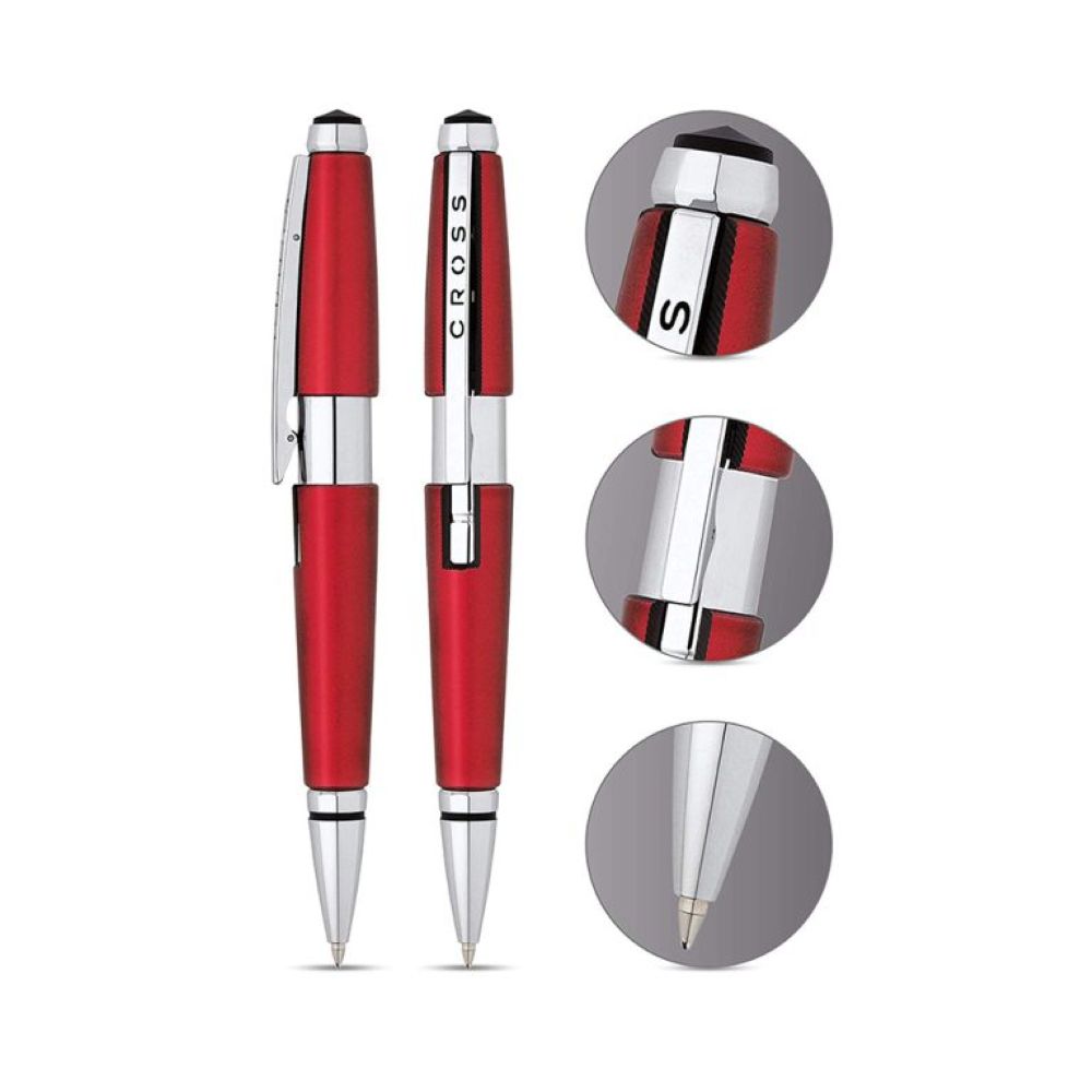 Cross Edge™ Red Gel Rollerball Pen AT0555-7