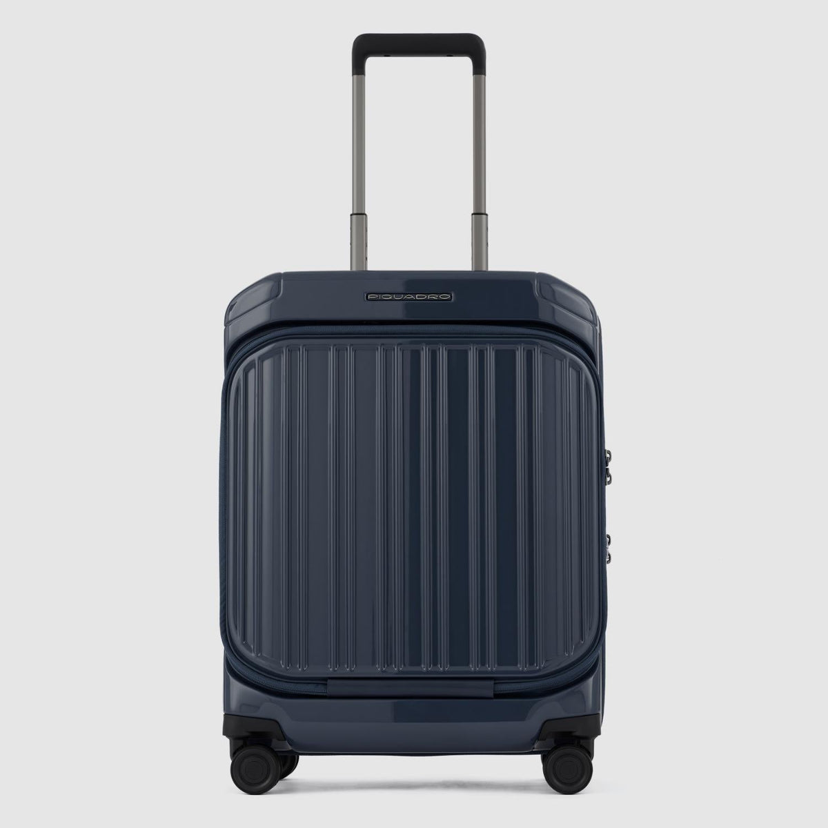 Piquadro Pq-Light Cabin Size Hardside Spinner With Computer And Matt Blue
