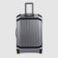 Piquadro Pqlp-Big Size Spinner With Leather Trims Grey-Black
