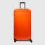 Piquadro Pq-Light Large Size Expandable Trolley With 4 Wheels In Polycarbonate Orange BV6394PQLS2/AR