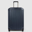 Piquadro Pq-Light Large Size Expandable Trolley With 4 Wheels In Polycarbonate Matt Blue