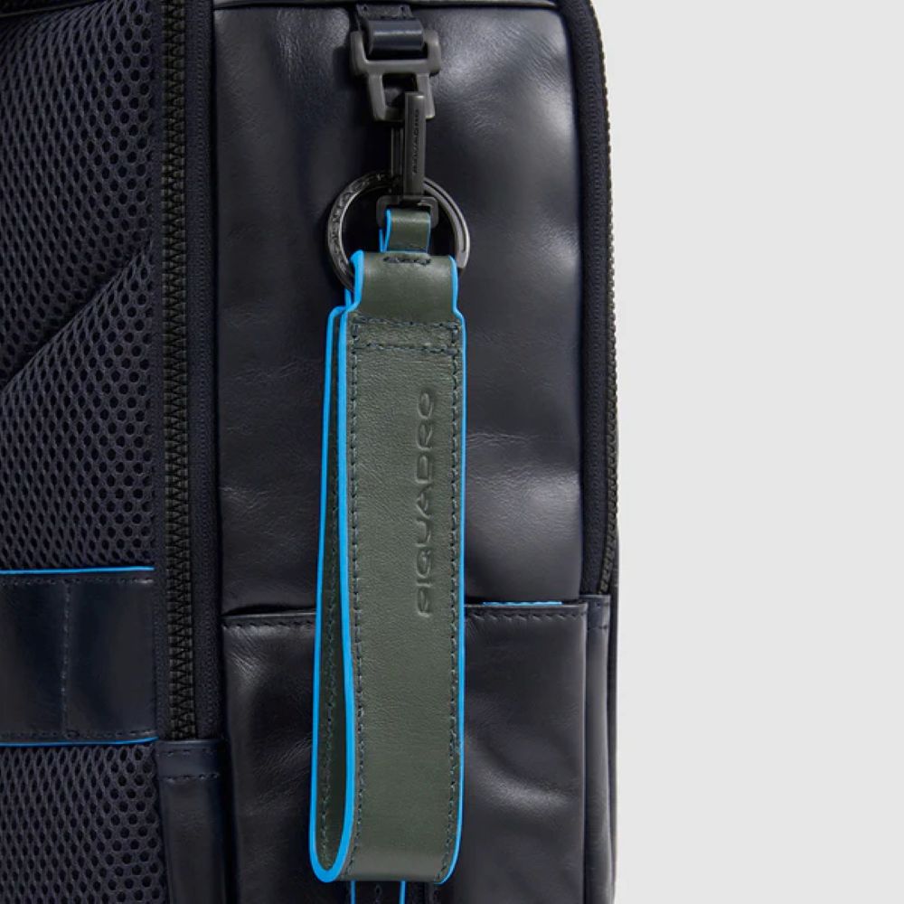 Piquadro Computer 156 And Ipad¿Pro 129 Backpack With Anti-Theft Cable Pocket For Bottle Or Umbrella And Rfid Anti-Fraud Protection CA4818B2V/BLU