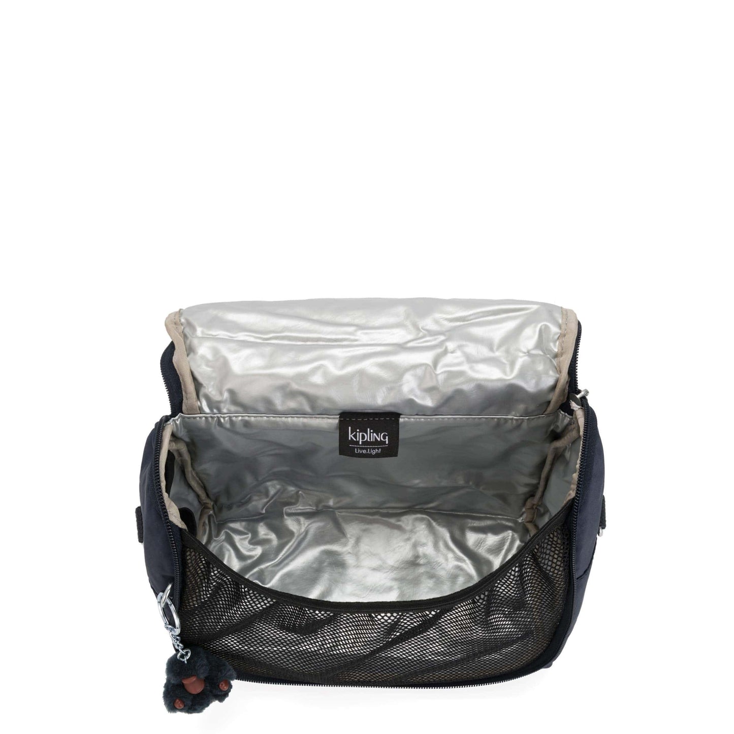 Kipling New Kichirou True Blue Tonal Large Lunch Bag with Trolley Sleeve C215289-4DX