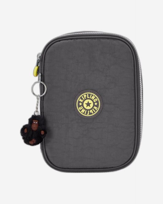 Kipling 100 Pens Back to Grey Large pencase 09405-1DX