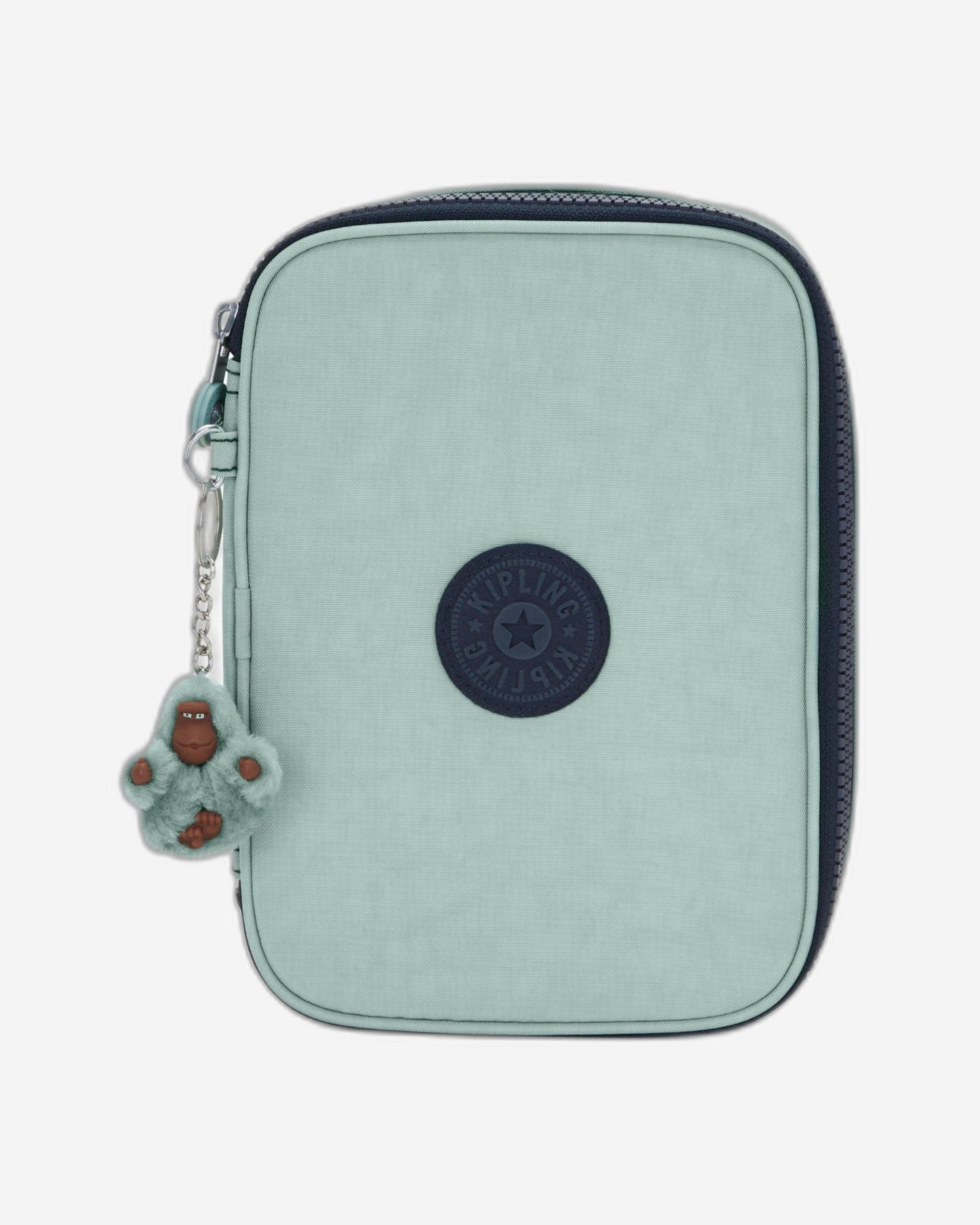 Kipling 100 Pens Sea Green Block Large Pencase C209405-P3W