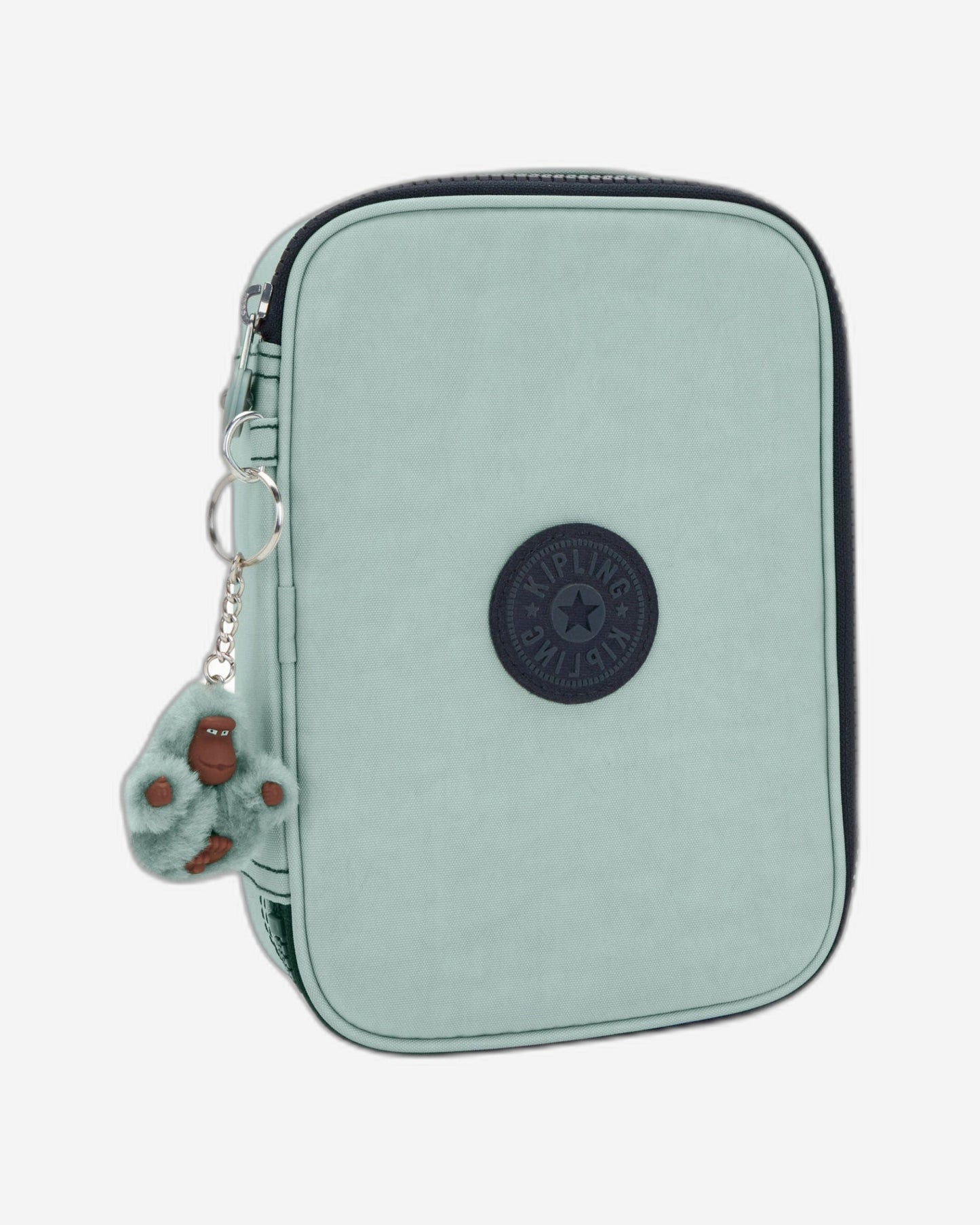 Kipling 100 Pens Sea Green Block Large Pencase C209405-P3W