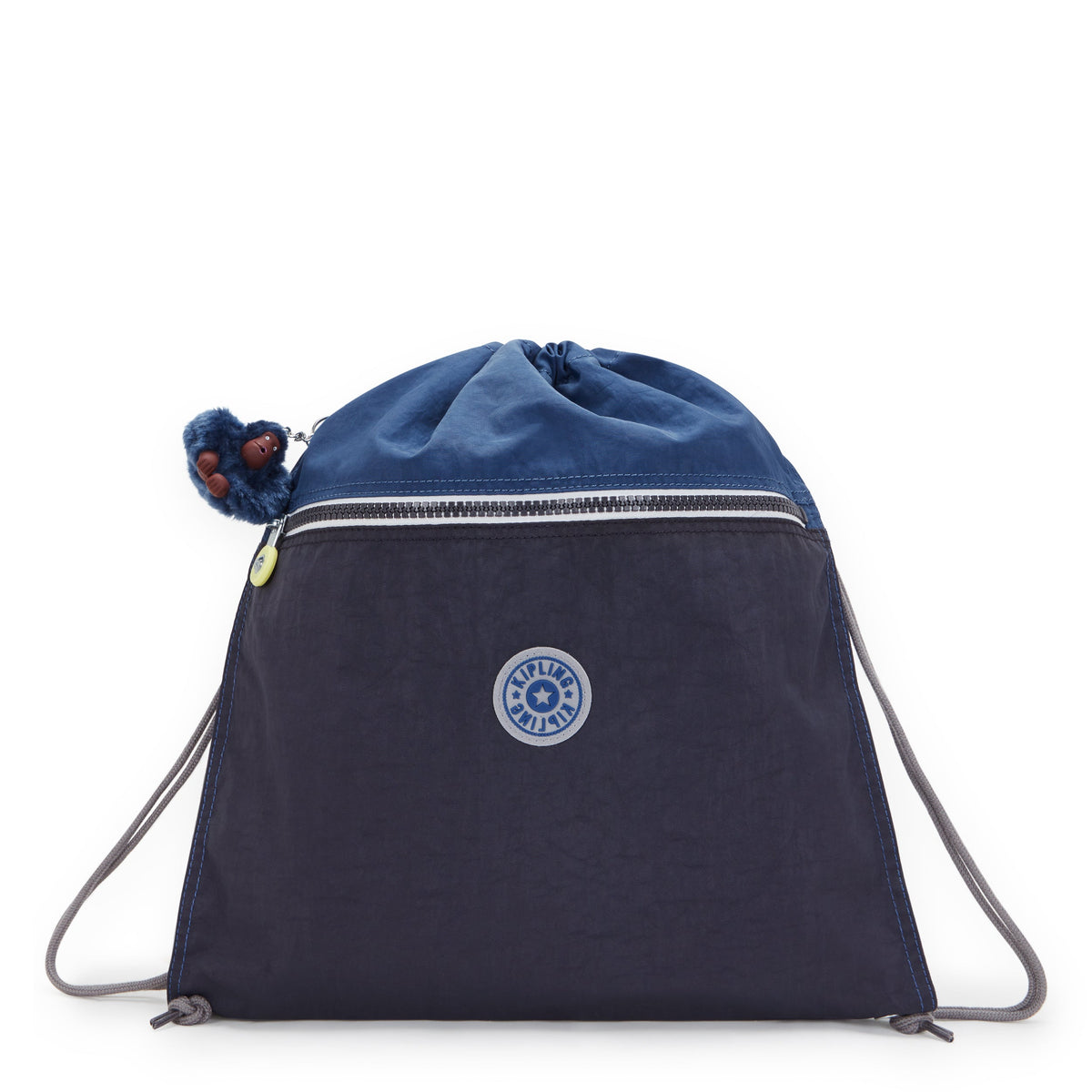 KIPLING-Supertaboo-Medium backpack (with drawstring)-Fantasy Blue Bl-09487-8FB