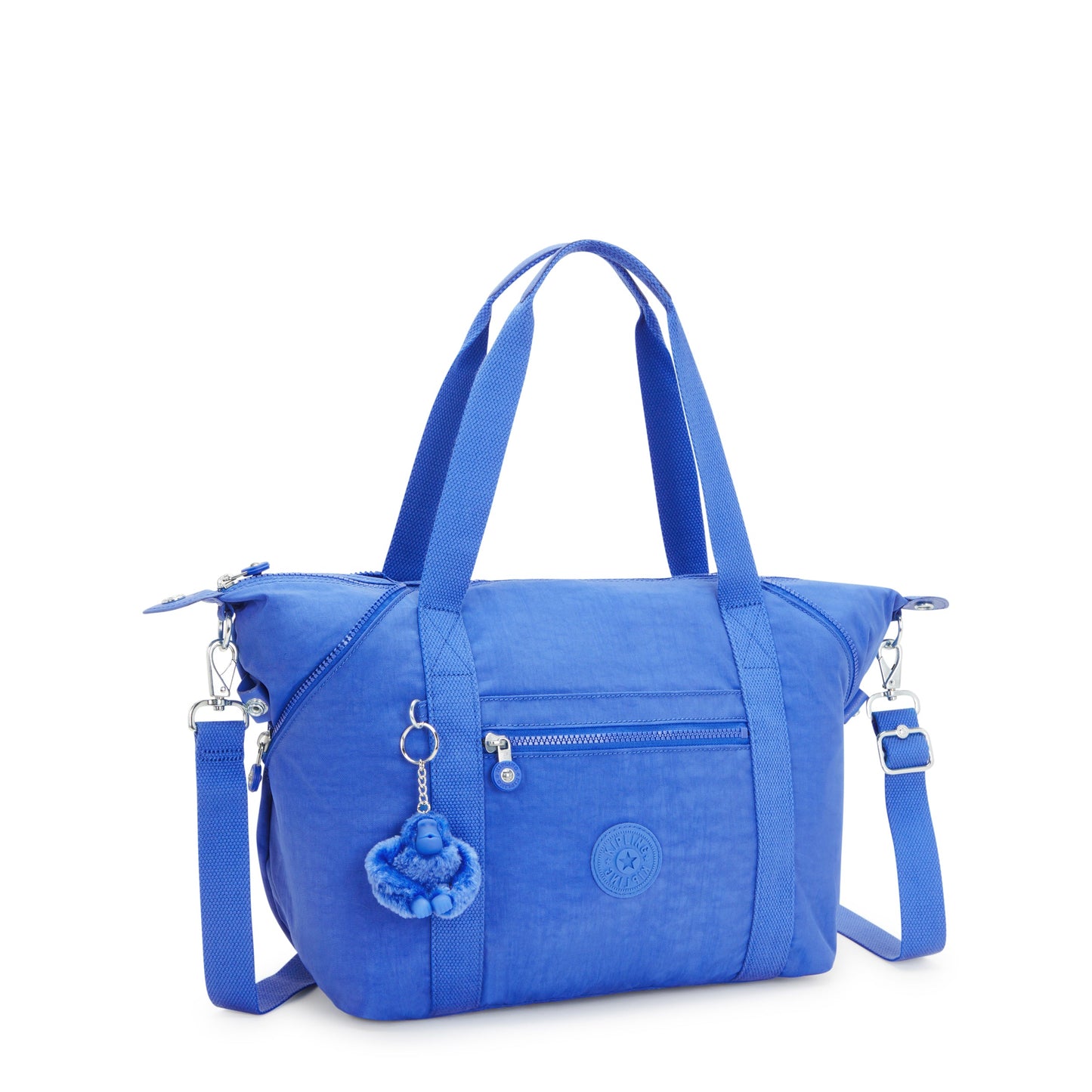 KIPLING-Art-Medium tote (with removable shoulderstrap)-Havana Blue-10619-JC7