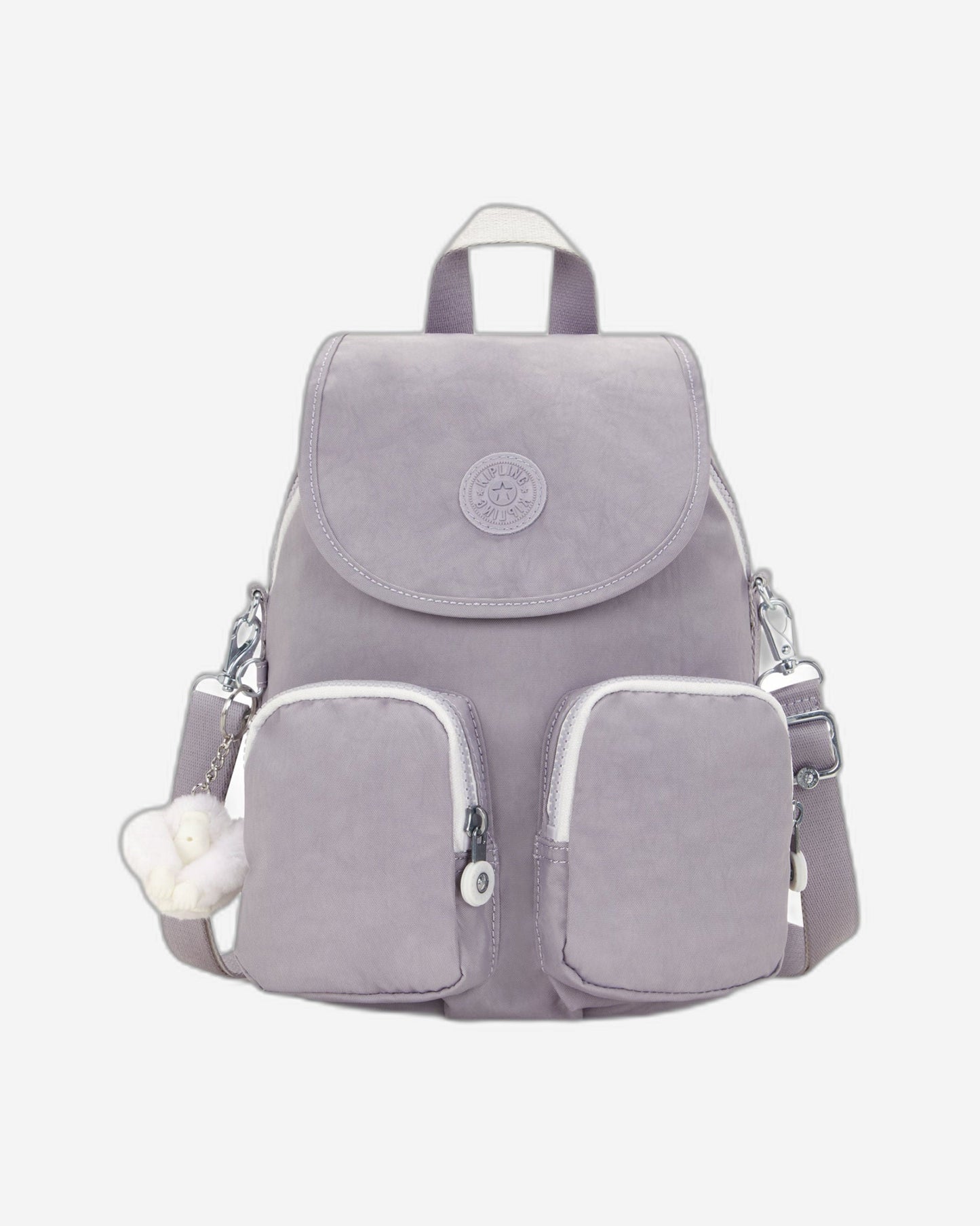 Kipling Firefly Up Tender Grey Small Backpack C212887-1FB