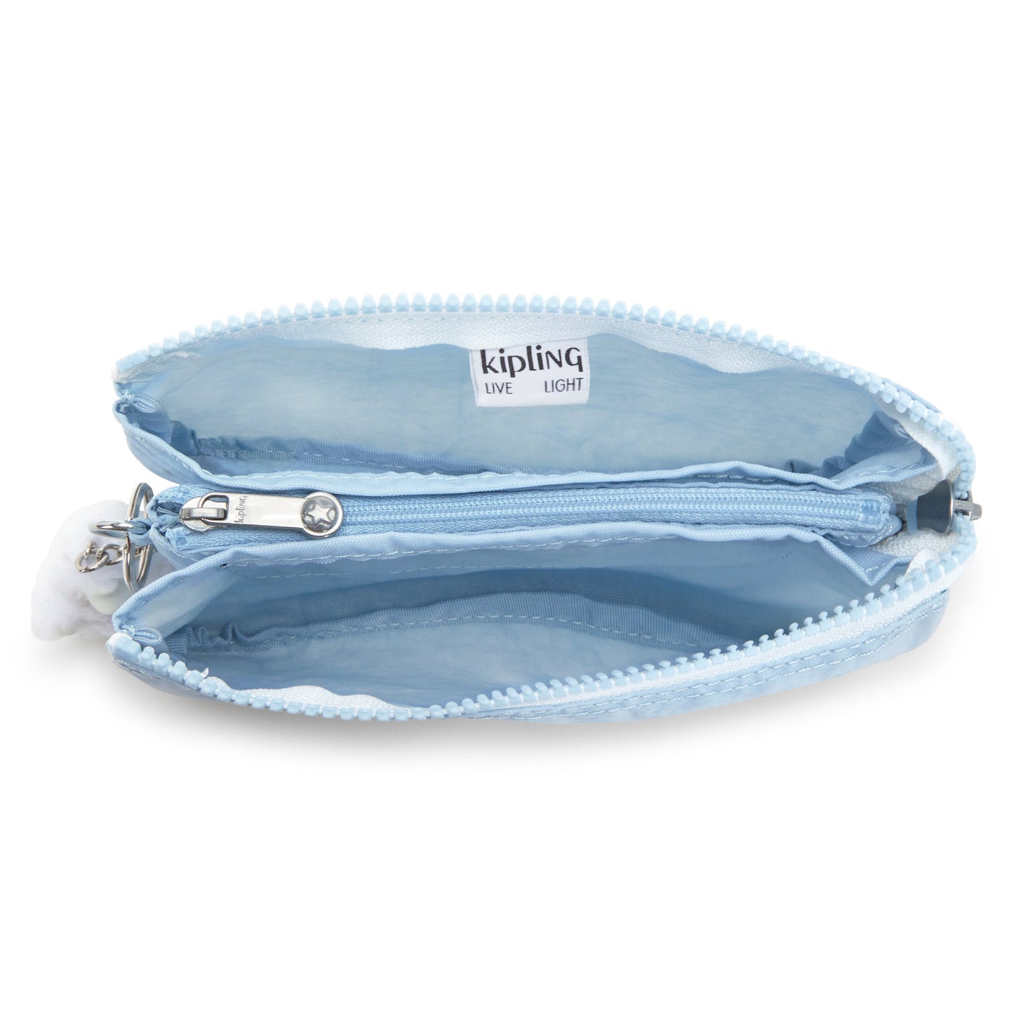 KIPLING-Creativity L-Large purse-Frost Blue Bl-13265-LZ8