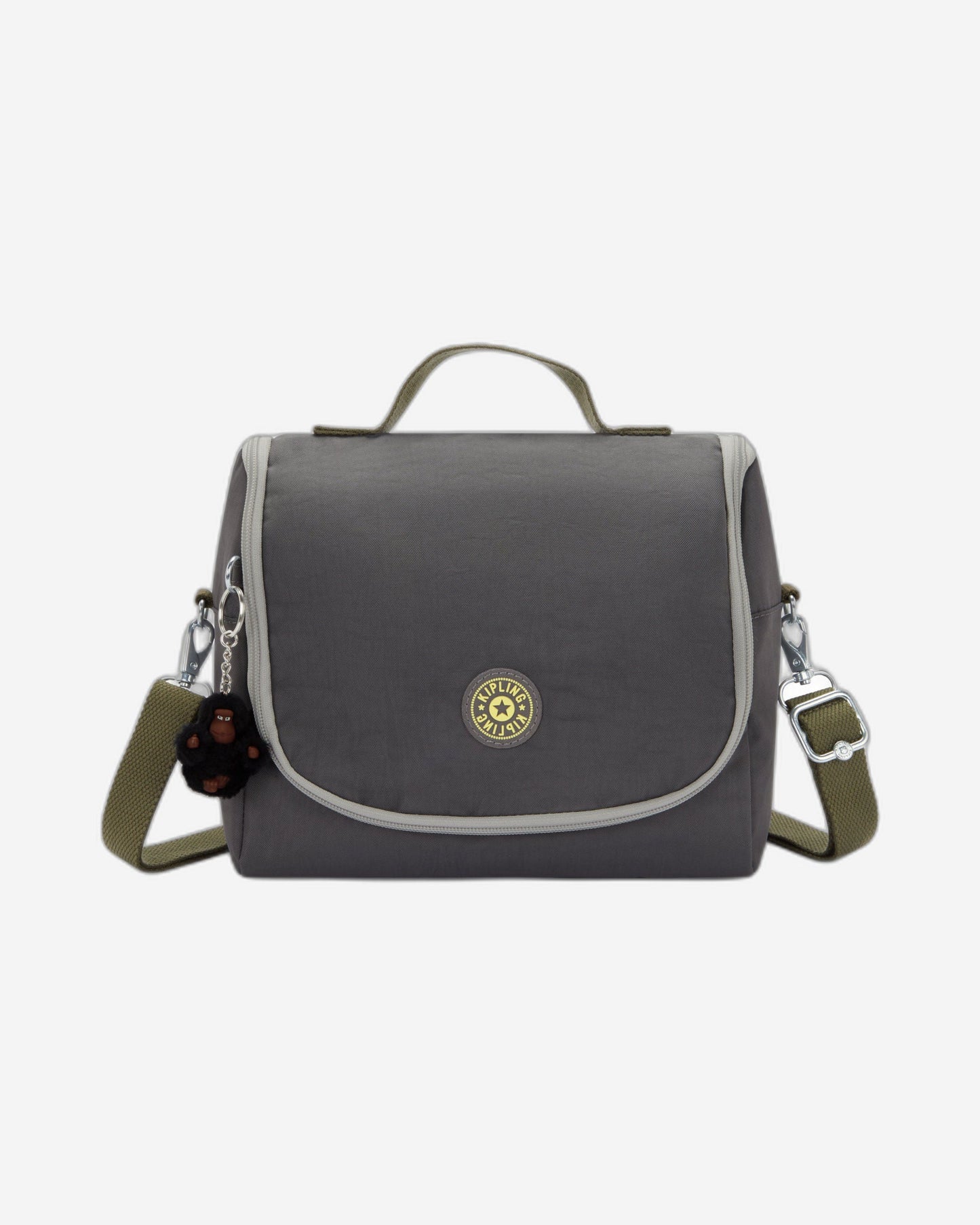 Kipling New Kichirou Back to Grey Large lunchbag with trolley sleeve 15289-1DX