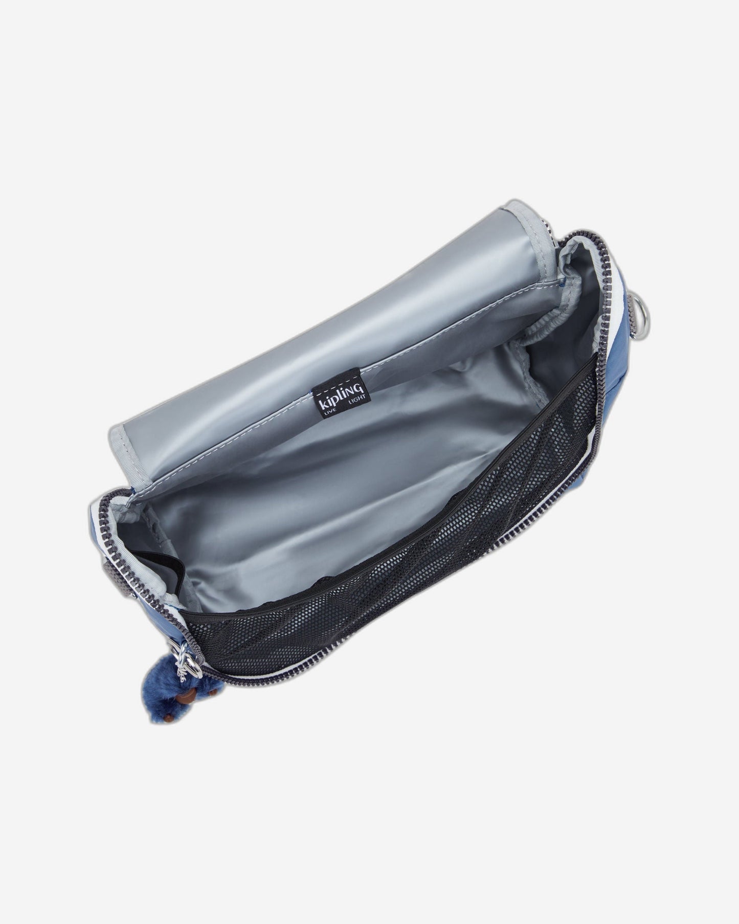 Kipling New Kichirou Fantasy Blue Bl Large Lunch Bag with Trolley Sleeve C215289-8FB