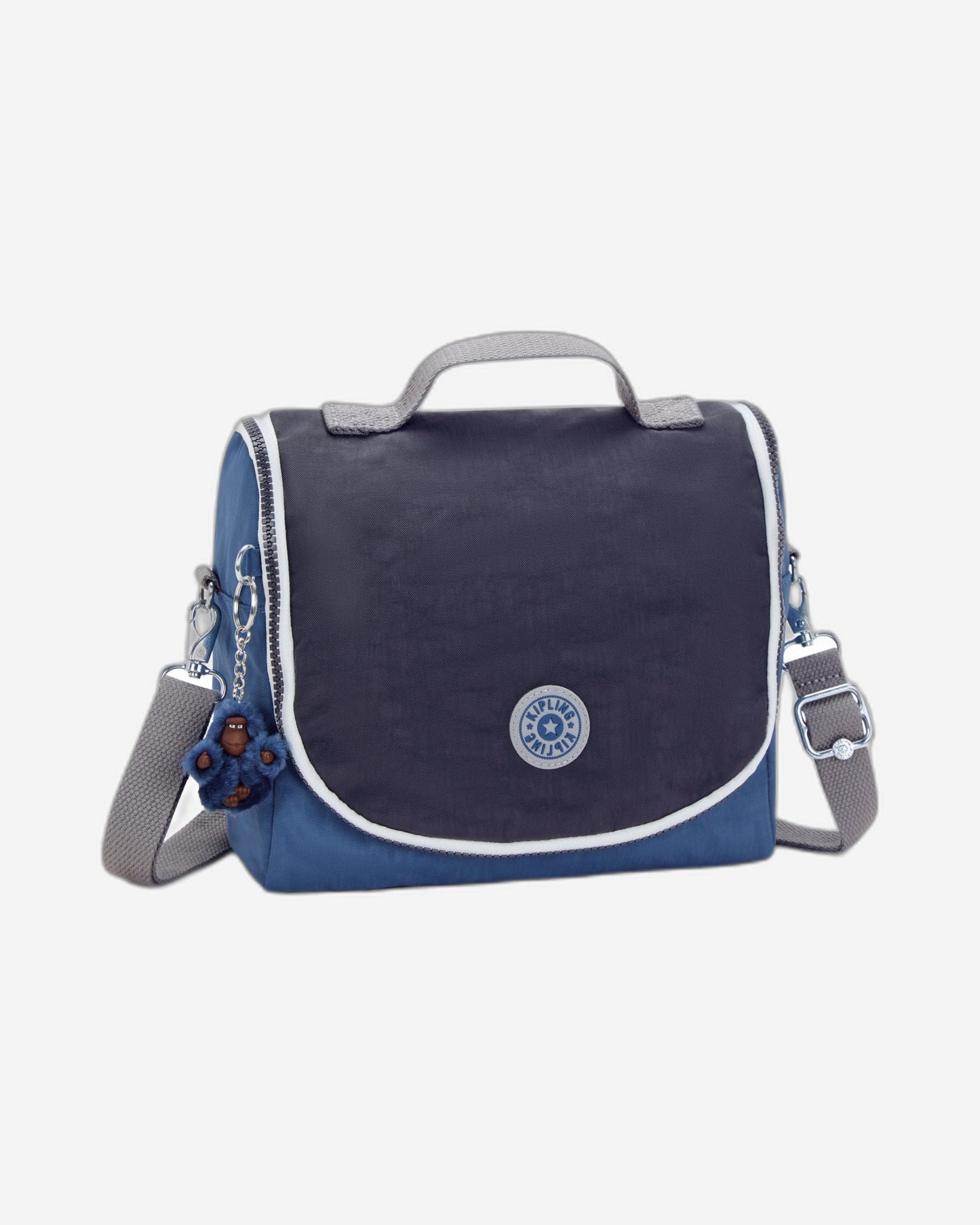 Kipling New Kichirou Fantasy Blue Bl Large Lunch Bag with Trolley Sleeve C215289-8FB