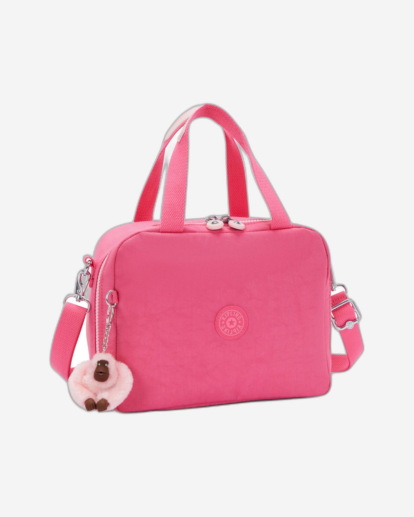 Kipling Miyo Happy Pink C Large Lunch Bag with Trolley Sleeve C215381-BZ8